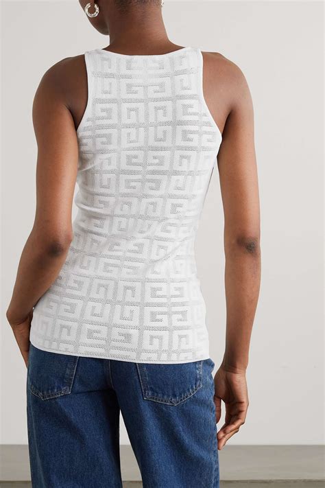 givenchy tank top 2015|Shop Givenchy Tank Top In 4G Jacquard .